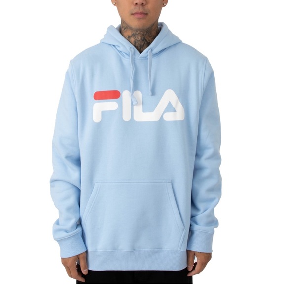 fila blue hoodie